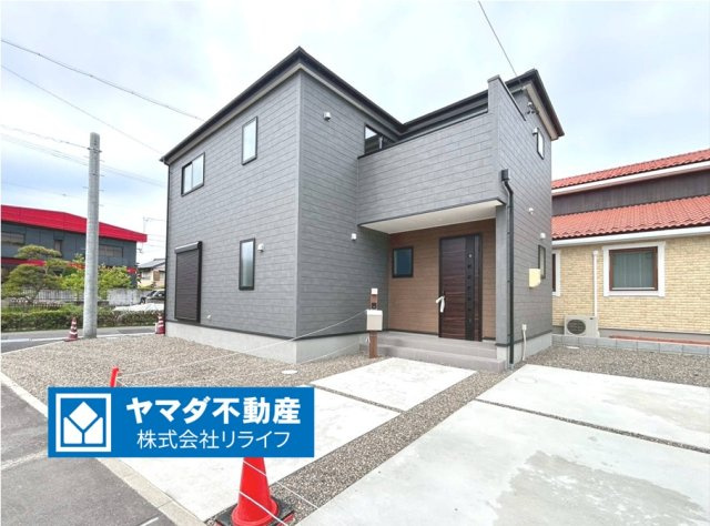 リーブルガーデン　一宮市西五城第5　全2区画分譲の外観|■1号棟
■YAMADA電機の　ヤマダ不動産　株式会社リライフ　一宮店■
省エネ・耐震性◎の一建設の家。　
日本の風土に調和する木造軸組工法。フラット３５はＳＡを取得！１０年間の金利優遇あり！　
