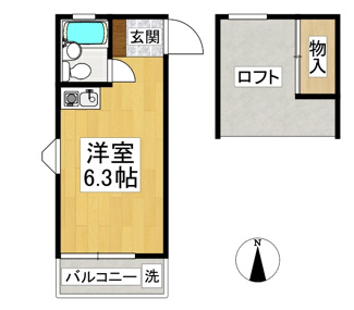 【間取り】 | グランドール吉原