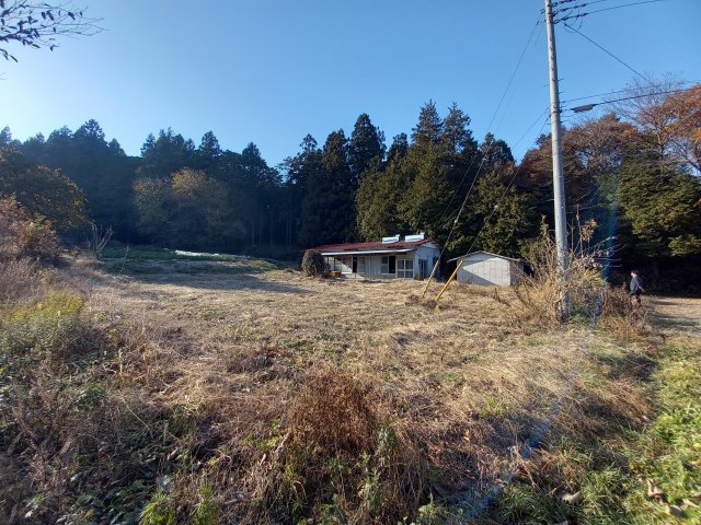 さくら市下河戸　建物付き土地の外観