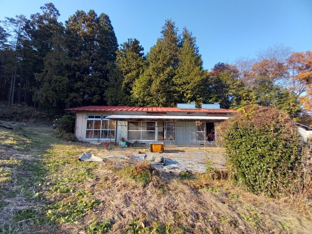 さくら市下河戸　建物付き土地の外観