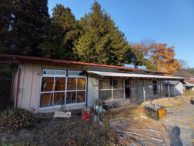 さくら市下河戸　建物付き土地の外観