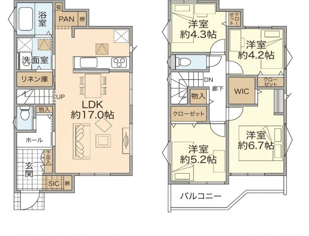 ～全17棟の開発分譲地～Vergarden公郷町四丁目　3号棟の画像