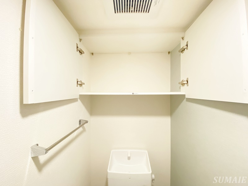 アヴァンス東日暮里の収納|トイレ上収納です☆