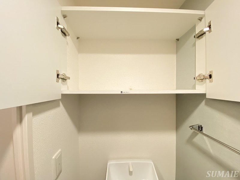 アヴァンス東日暮里の収納|トイレ上収納です☆
