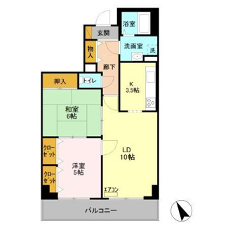 【間取り】 | オーシャンビュー弐番館
