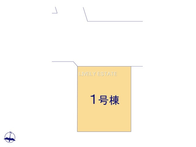 越谷市千間台東4丁目 新築分譲住宅の区画図