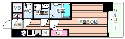 【間取り】 | エスリード弁天町桜通レジデンス