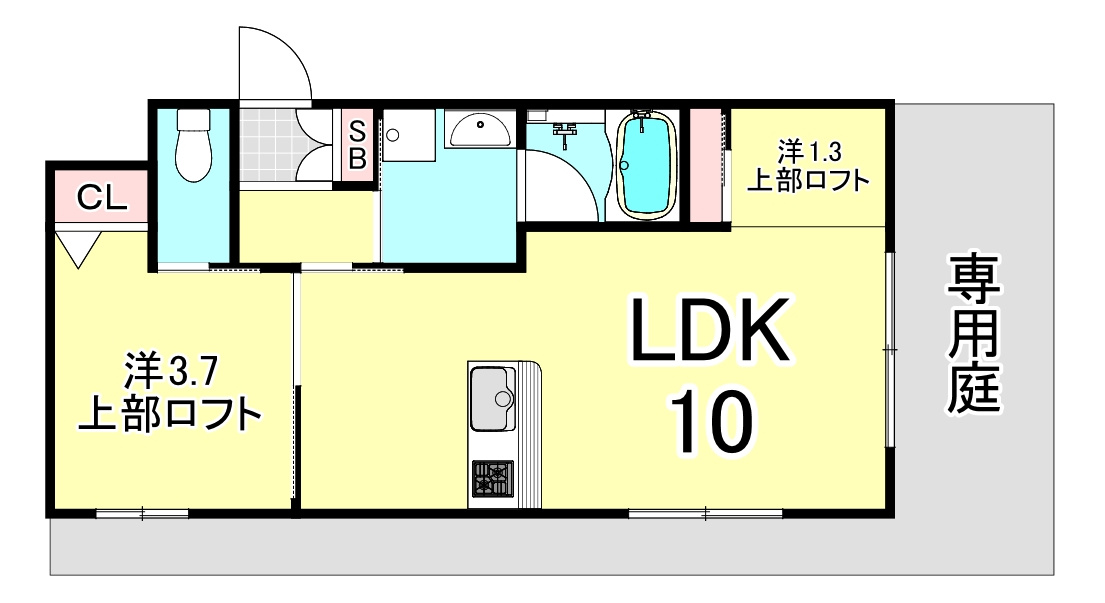 GRANKOBELIA津門大箇町の間取り