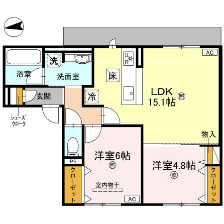 【間取り】 | D-residence南茨木Ⅱ