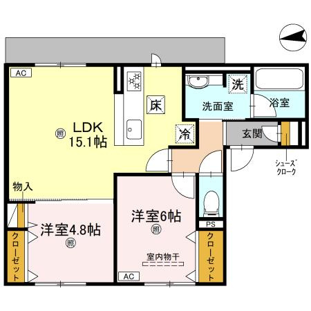 【間取り】 | D-residence南茨木Ⅱ
