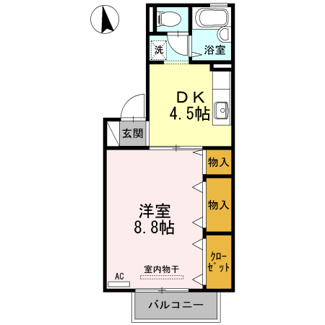 【間取り】 | プレステージュ２１　Ⅲ棟 Ⅲ