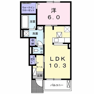 【間取り】 | クレシェンド　ラブ　Ⅲ