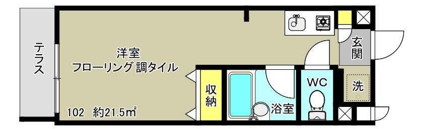 メゾンヴェルデの間取り
