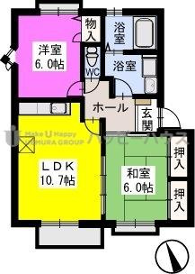 ティアラ萩尾の間取り