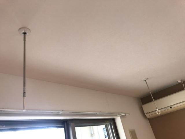 メゾン・フォーシーズンの居間・リビング|室内物干し