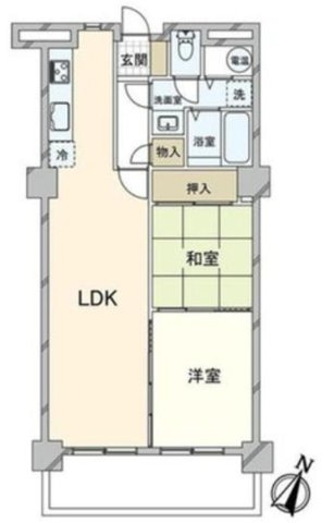 湊川パークハイツの間取り|オープンでのびやかな空間。家族と過ごす時間を大切にしたい方にぴったりの2面採光で明るくゆとりある住空間
