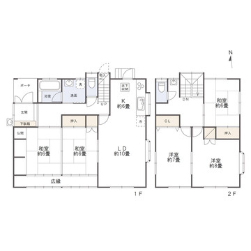 鹿児島市明和一丁目戸建ての間取り