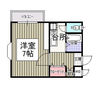 ドリームコーポの間取り