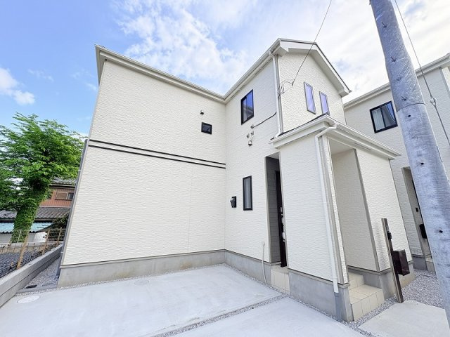 【外観】 | 新座市石神4丁目　新築一戸建住宅　全13棟　(保谷店) | 緑豊かな住宅地でのびのびとした暮らし。