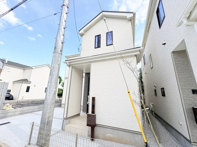 【外観】 | 新座市石神4丁目　新築一戸建住宅　全13棟　(保谷店) | 建物完成し実際に室内のご見学が可能です。お問い合わせの上、ぜひ現地をご確認ください。