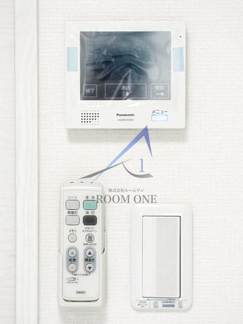 グランビュー船堀のセキュリティ|モニター付きインターホンです。