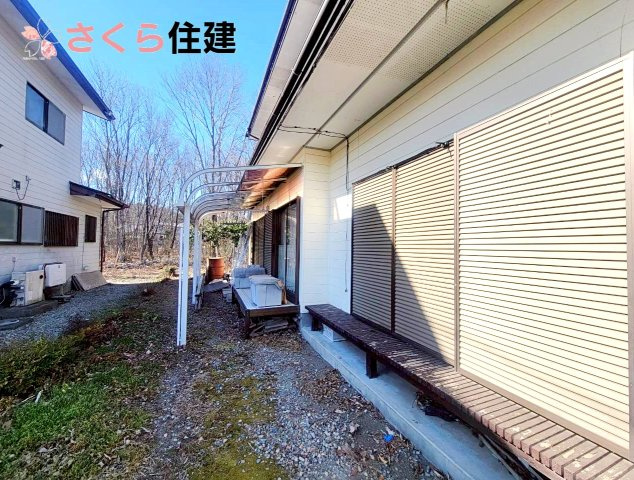 那須塩原市東原中古戸建の庭