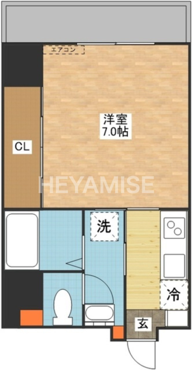 シャムロック城山の間取り