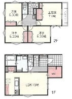 《仲介手数料無料》川越市南大塚４丁目6-18新築一戸建ていろどりアイタウンの間取り