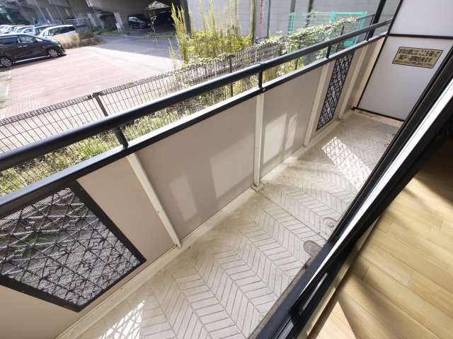 パールハイツ津田沼のバルコニー