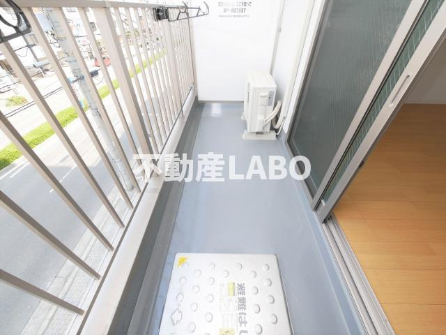 サンライフ北田辺のバルコニー