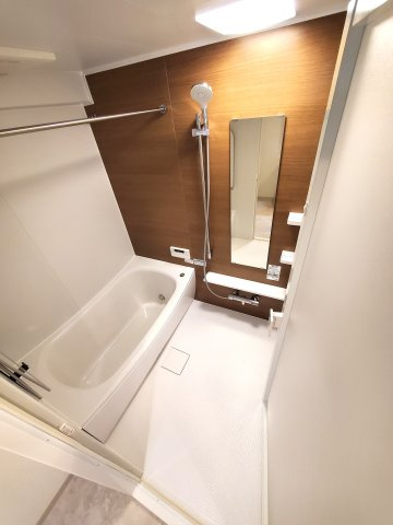パークフィールドみさと3街区2号館の浴室|ゆったり過ごせるお風呂です