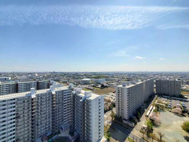 パークフィールドみさと3街区2号館のバルコニー|落ち着いた時間を過ごせるバルコニーです