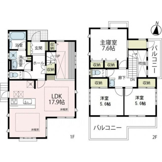【間取り】 | 町田市野津田町貸家