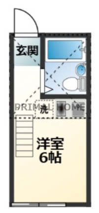 【間取り】 | ユナイト白楽シルヴィバレンタイン