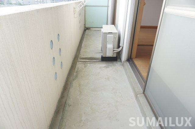 熊本市東区八反田１丁目の賃貸マンションのバルコニー