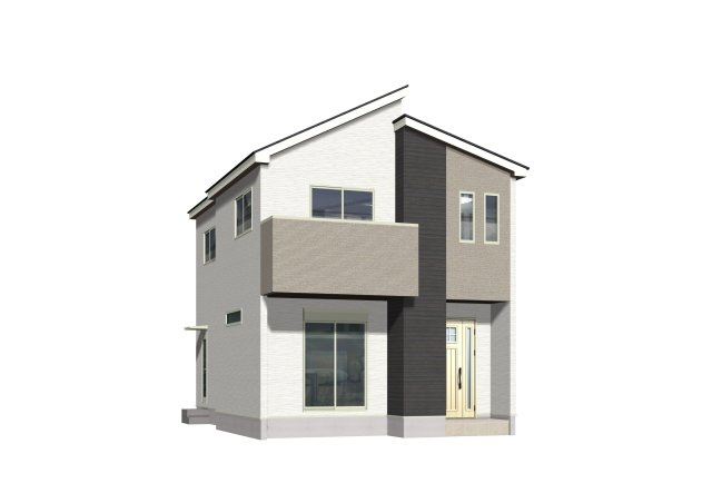 【完成予想図】 | 南区横手３丁目新築戸建て | 外観イメージです。