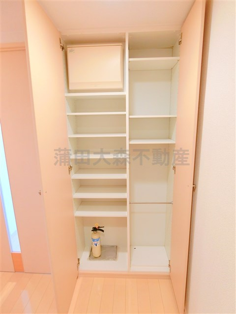 レジデンス新蒲田スクエアの収納|玄関収納　シューズBOX傘立て
