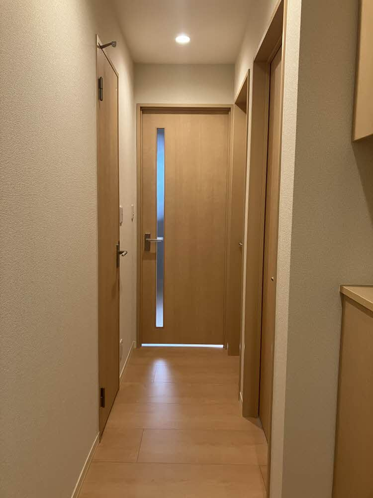 エスポワールアイ北春日丘の玄関