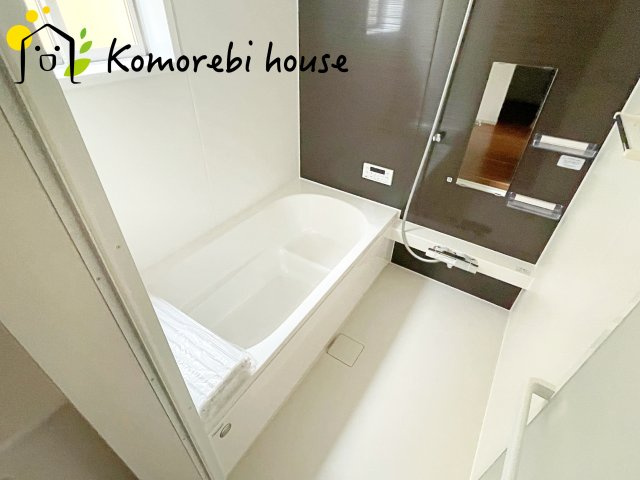 上尾市浅間台　3期　新築一戸建て　01の浴室|日々の疲れを癒すお風呂付です