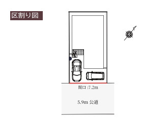 上尾市浅間台　3期　新築一戸建て　01の区画図