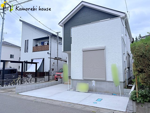 上尾市浅間台　3期　新築一戸建て　01の外観|落ち着いた雰囲気の外観です
