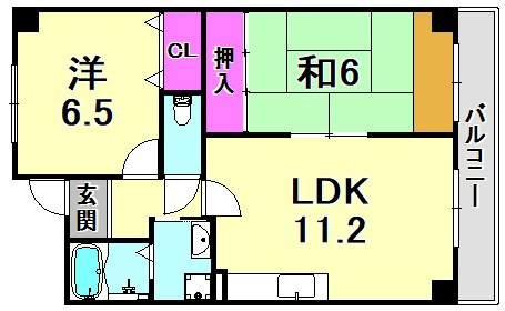 ファミリアル門戸の間取り