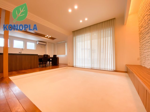 【中古戸建】伊勢崎市韮塚町の居間・リビング|■リビング｜毎日の家族とのご飯も大切に、充実できるようオシャレなダイニングキッチンをご用意しました♪より家族との絆も深まります＾＾