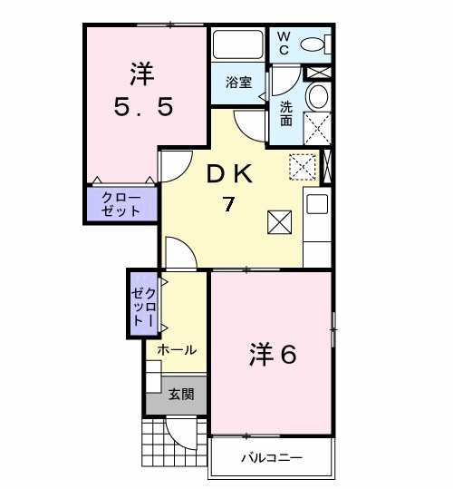 アヴニールXの間取り