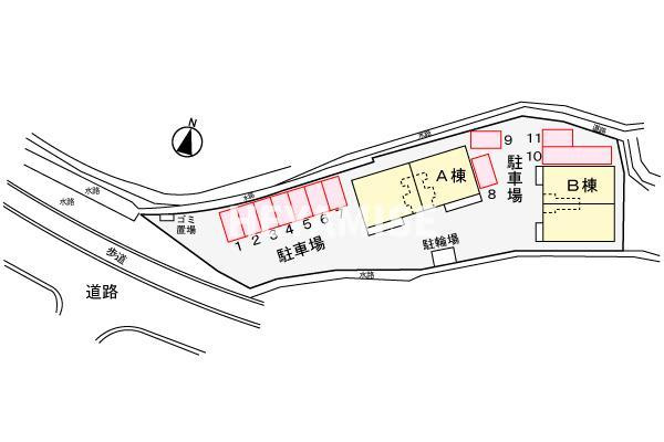 ウインド　バレーAの区画図