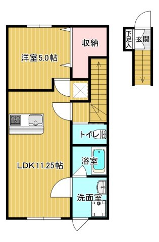 Astoria Aの間取り