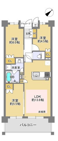 【間取り】の画像