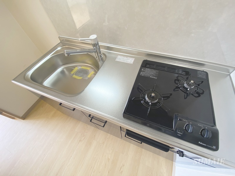 プレラッセのキッチン|グリル付きコンロ設置☆