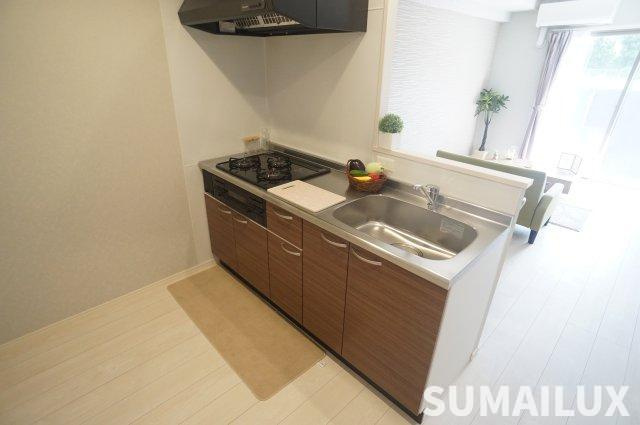 菊池郡菊陽町花立２丁目の賃貸マンションのキッチン