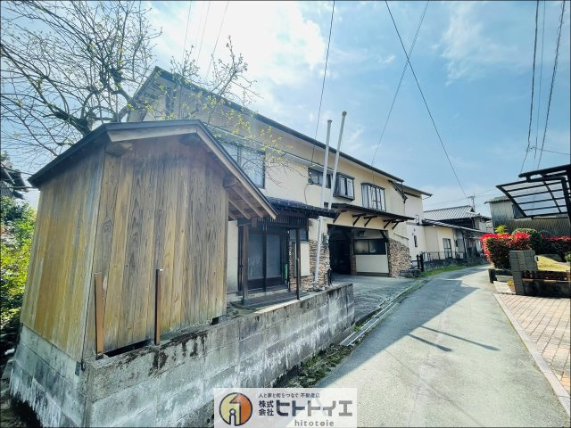 八女市津江土地　建物有の前面道路含む現地写真